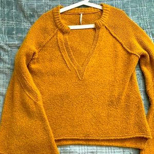 Free people bell sleeve sweater